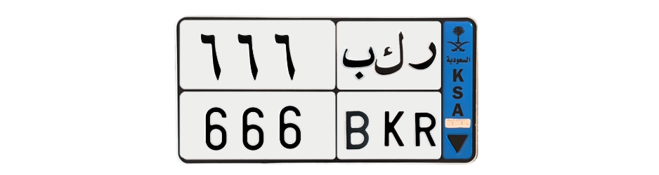 لوحة ر ك ب 666